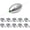 3/4oz-20g-10pcs, variant on Egg Sinkers Fishing Weights, Oval Slip Sinkers Bullet Lead Fishing Weights for Freshwater Saltwater Tackle Set 1/8oz to 1oz