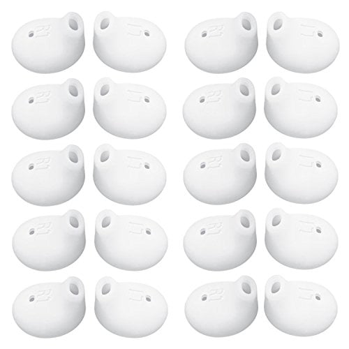 Silicone Earhooks Earbuds Cover Eargels Eartips for Galaxy Buds 2019 White 12pcs BLLQ Replacement for Samsung Galaxy Buds Wingtips Ear Tips 12 PCS Accessories 
