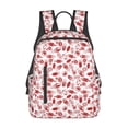 thumbnail image 1 of Balery Red Football Mochila Ligera para Hombres y Mujeres – Resistente y Impermeable, Ideal para la Escuela, el Trabajo, los Viajes y el Uso Diario, 1 of 7