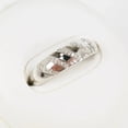 thumbnail image 4 of Lakshya Jewel LLC His & Her Trio Ring Set 2Ct CZ 14K White Gold Plated Round Cut, 4 of 5