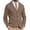 A Coffee, variant on Jacket Men Cameland Men's Winter Slim Casual Jacket British Lapel Breasted Buttons With Patch Pockets Coffee L