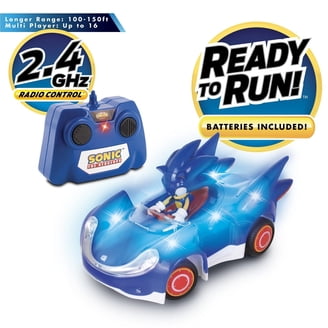 ヨネザワ　AEROSONICエアロソニック　ラジコンカー 1/15スケール Jakks Pacific Sonic The Hedgehog Speed Star Lightning R/C Vehicle