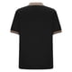 thumbnail image 4 of Mens Manga Corta Botón Abajo Camisas Patchwork Fallow Patrón Cuello Redondo Deportes Top para Diario, 4 of 6