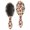 Footballs and Autumn Fall Leaves Pattern, variant on Fall Sunflower Pumpkin Hair Brush,Girls Detangling Hair Brush,Glide Through Tangles with Ease for Wet & Dry Hair