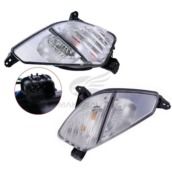 For Kia Forte 2022-2024 Sedan Left Right Side Turn Signal Assembly with Bulbs