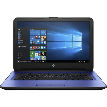 HP 14-am052nr W2M36UA Notebook PC - Intel Celeron N3060 1.6 GHz Dual-Core Processor - 4 GB DDR3L SDRAM - 32 GB SSD - 14-inch