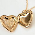 thumbnail image 3 of Collier Pendentif en Forme de Cœur Creux, Médaillon Ouvrable, Colliers pour Femmes, Bijou, Cadeau, 3 of 6