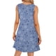 thumbnail image 4 of Vestido maxi largo con estampado de bolsillo informal con letras sin mangas y cuello redondo para mujer OAVQHLG3B Store  lin121212, 4 of 5
