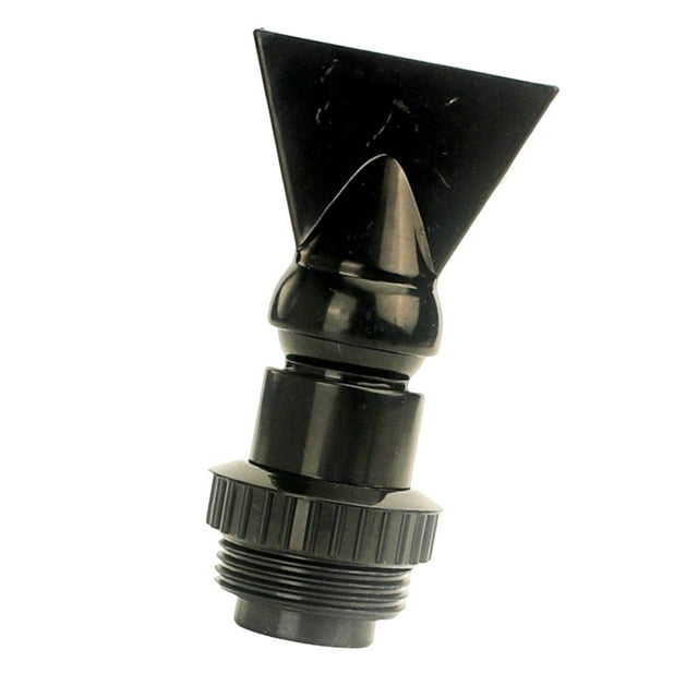 Boquilla plana para salida de agua de para acuario, ligera, compacta, accesorios de repuesto, boquilla de salida de agua giratoria de 360 degree Longitud 103 mm