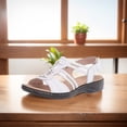 thumbnail image 4 of Sandalias Vestir Zapatos para Planas Ahuecadas Punta Abierta Antideslizante Mujer, 4 of 8