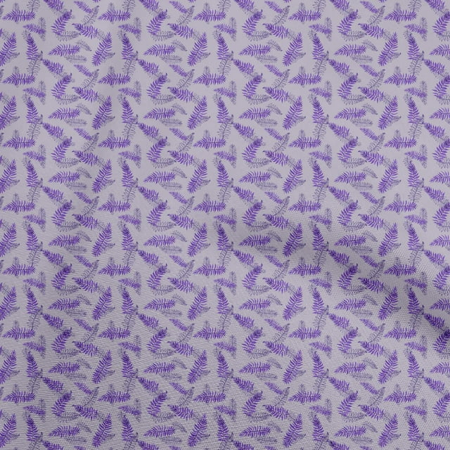 oneOone Tissu Georgette Viscose Violet Poussiéreux Matériel de Robe d'Automne Tissu Imprimé au Mètre 42 Pouces de Large