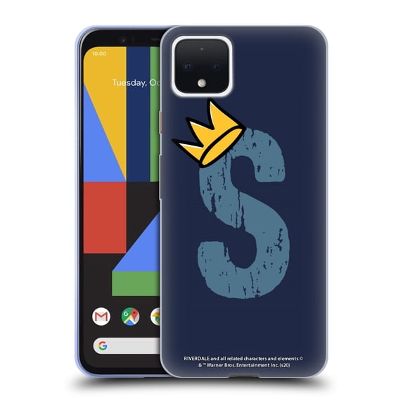 Head Case Designs Officially Licensed Riverdale Jughead Jones S Crown Logo Soft Gel Case Compatible with Google Pixel 4