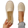 thumbnail image 4 of NexTorq Womens Flats, Wide Loafers for Women, Women Loafers Shoes, Breathable Shoes for Women, Women's Breathable Mesh Flats Shoes, Soft Loafers Flats, Slip on Shoes Loafer Beige 5.5, 4 of 7