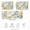 thumbnail image 2 of Yayeee Pillowcase King Size Set of 2 Satin Wrinkle Resistant Pillow Case, Yellow Floral, 2 of 7