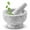 Marble 2, variant on Alpine Cuisine Mortar and Pestle Molcajete Set - 8 Inch Granite - Unpolished Granite, Spice Grinder Bowl for Salsa, Herb Crusher, Grind and Crush Spices