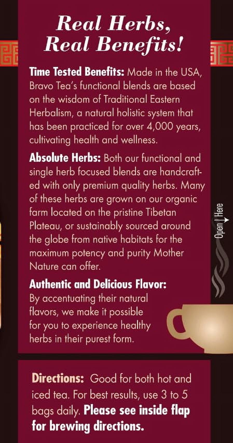 (Pack Of 4) Bravo Teas Tea 6 Mushroom Defense 20 Pieces 1.06 Oz