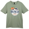 thumbnail image 2 of Busch Light Peach Logo Green Colorway T-Shirt-Large, 2 of 3