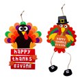 thumbnail image 1 of 2PCS Happy Thankgiving DIY Crafting Materials Set Handmade Turkey Hanging Decorations Kids Educational Toys, 1 of 7