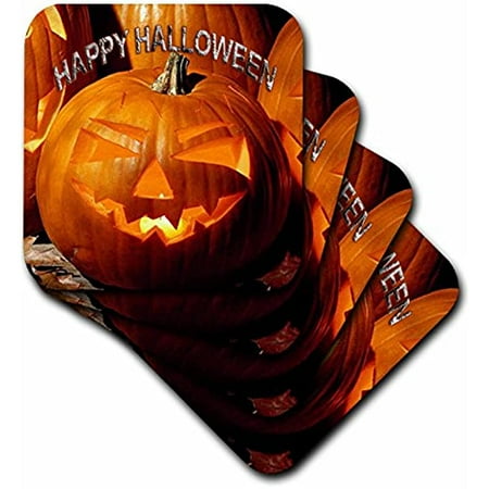 

Santel LLC Happy Halloween Ceramic Tile Coaster Set of 8
