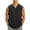 A328-Black, variant on Sleeveless Sport Tank Shirts for Men Herringbone Print Stand Collar Blouse Casual Tank Top Summer Workout Tank Tops