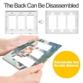 thumbnail image 4 of Yayeee Rocker Switch Wall Plate 1-Gang 4.6"x2.9" Home Decorative Outlet Cover, Beige Mountain, 4 of 6