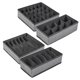 thumbnail image 5 of GAXIRE 4Ud Organizador Plegable De Ropa Interior Color Para Cajones Y Armarios, 5 of 8