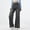 Grey, variant on Women's Pull On Wide Leg Jeans – High Waisted Stretchy Denim Pants – Baggy Straight Leg Trousers with Pockets – Sizes XS-XL