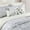 Grey, variant on Home Soft Things 6 Piece Birdsong Printed Quilt Bedspread Set - Coral - King (102"x90")