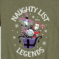 thumbnail image 3 of The Nightmare Before Christmas - Naughty List Legends - Toddler And Youth Short Sleeve Graphic T-Shirt, 3 of 5