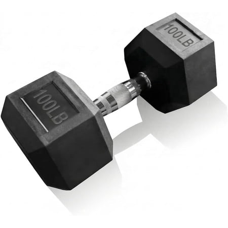 15-550LB Hex Dumbbell Set - Rubber Coated Heavy Duty Iron Weights, Multi-Size Options for Home Gym Strength Training & Muscle Building