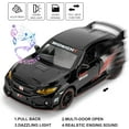 thumbnail image 3 of Diecast Car 1/32 for Honda Civic Type-R Model Car Pull Back Toy Car with Light and Sound Model Vehicles for Boys Girls Gift, 3 of 7