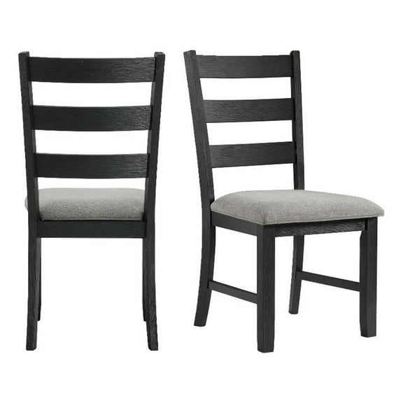 Picket House Furnishings Kona Standard Height Side Chair Set in Black