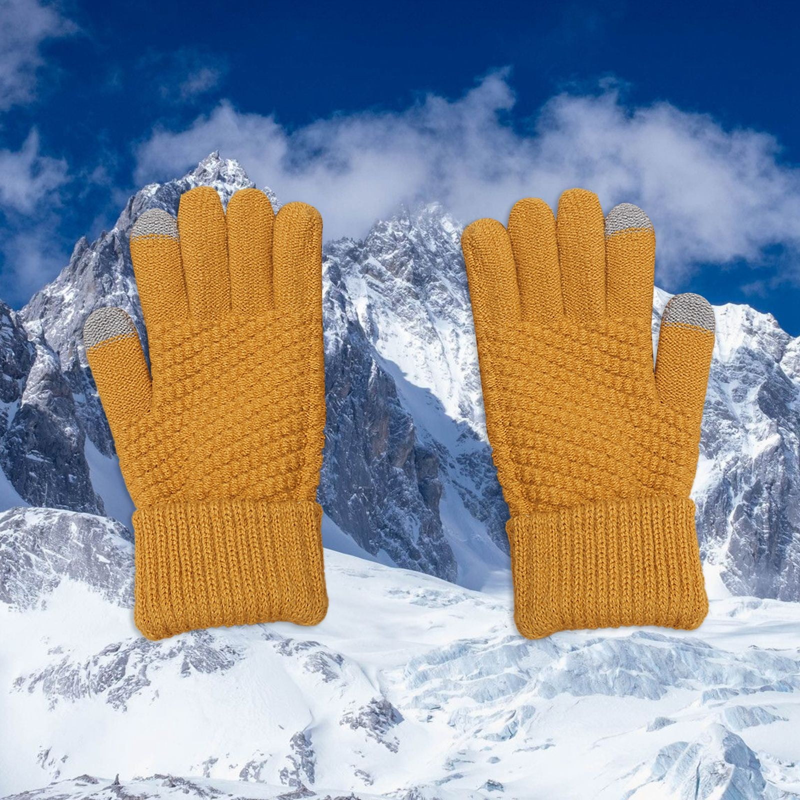 asddcavvf Gloves for Women In Winter Plus Velvet and Thickening