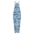 thumbnail image 5 of Lolmot Womens Jumpsuits Casual Summer Loose Baggy Print Jumpsuit with Pockets Fashion Playsuit Trousers Overalls Sling Jumpsuit, 5 of 5