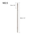 thumbnail image 2 of Unique Bargains Metric Machine Tap M2.5 Thread 0.45 Pitch H2 Accuracy 3 Flute High Speed Steel, 2 of 7
