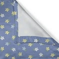 thumbnail image 6 of Ambesonne Floral Valance & Curtain, Small Spring Daisies, 55"x30", Pale Yellow Violet Blue, 6 of 6