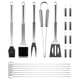 thumbnail image 4 of Juego De Herramientas Para Parrilla De Barbacoa Para El Hogar, Accesorios Para Parrilla De Barbacoa De Acero Inoxidable, Kit De Utensilios En Estuche Portátil Inevent HA026798-02, 4 of 5