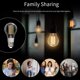 thumbnail image 4 of Bombilla de Inteligente Tuya Zigbee, 7 W, LED, E27, Regulable, 806 , CCT, Luz Decorativa Inteligente para Interiores., 4 of 5