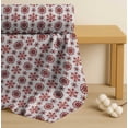 thumbnail image 4 of Soimoi Cotton Poplin Fabric Snow Flakes Floral Print Fabric by the Yard 56 Inch Wide, 4 of 7