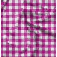 thumbnail image 1 of Soimoi Crepe Silk Fabric Gingham Check Decor Fabric Printed Yard 42 Inch Wide, 1 of 1