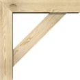 thumbnail image 3 of Ekena Millwork 6"W x 26"D x 26"H Traditional Block Rough Sawn Bracket w/ Offset Brace, Douglas Fir, 3 of 25
