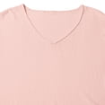 thumbnail image 6 of Men's Casual Solid Color V Neck Pullover Shirt Faddish Long Sleeve Soft Casual Basic T Shirts Lightweight Slim Fit Sports Shirt, 6 of 7