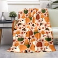 thumbnail image 2 of Fox Blanket, Cute Autumn Fox Fall Gifts for Women Adult Throw Blanket Bedding Room Decor Flannel Blanket Soft Plush Warm Fleece Blankets&Throws for Couch Living Room 60"x50", 2 of 6