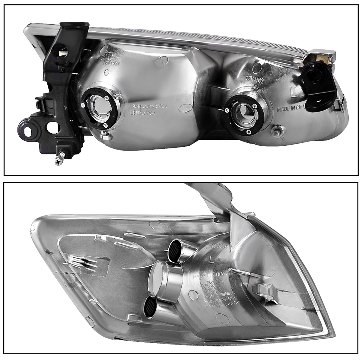 RVNI For 2000-2001 Toyota Camry Headlights Headlamp w/ Corner Lights 4Pcs LH+RH Set