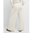 thumbnail image 3 of Hanes Originals Women's Soft Brushed Fleece Palazzo Pants, 28.5" Wheat Heather S, 3 of 6