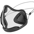 thumbnail image 1 of Washable Reusable Clear Face Mask Anti Fog Breathable Protective with Built-in PM2 5 for Particles Pollution, 1 of 8
