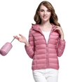 thumbnail image 1 of Chaqueta de plumón ligera para mujer, pelo de pato blanco, chaqueta fina, 1 of 5