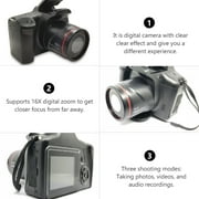 Infidev Digital Camera 16MP 2.4 Inch LCD Screen 16X Digital Zoom 720P Digital Camera Small Camera for Teens Students Boys Girls Seniors