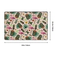 thumbnail image 2 of Shaggy Area Rug, Tropical Mask Flamingo Rugs for Living Room Bedroom Non Slip Door Mat Indoor Carpet Machine Washable Nursery Home Decor Floor Mats for Entryway 60x39in, 2 of 5