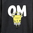 thumbnail image 3 of SpongeBob SquarePants - Yoga Pose - Women's Lightweight French Terry Long Sleeve Shirt, 3 of 6